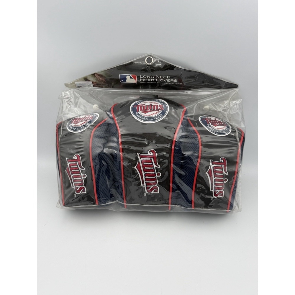 Minnesota Twins MLB Long Neck Golf Club Headcovers Set (1, X, 3) – McArthur 2008